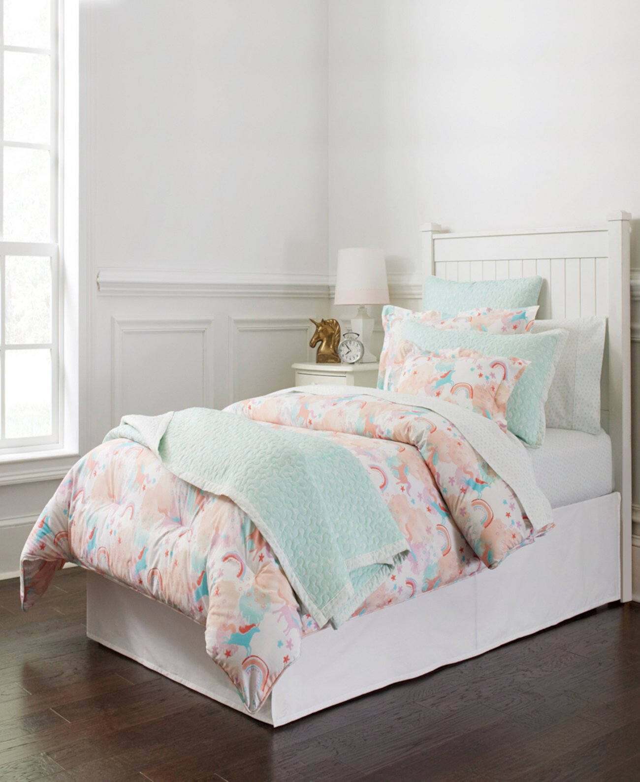 Комплект пуховых одеял из хлопка и фланели с двумя односпальными кроватями XL Celeste Home