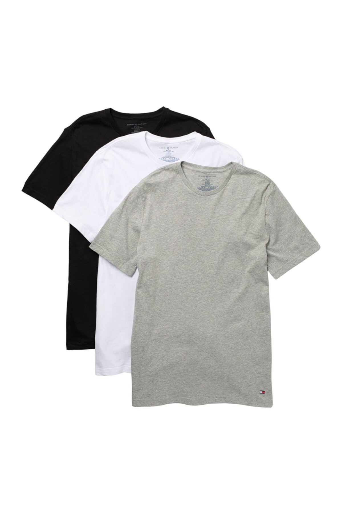 Classic Cotton Crew Neck T-Shirt - Pack of 3 Tommy Hilfiger