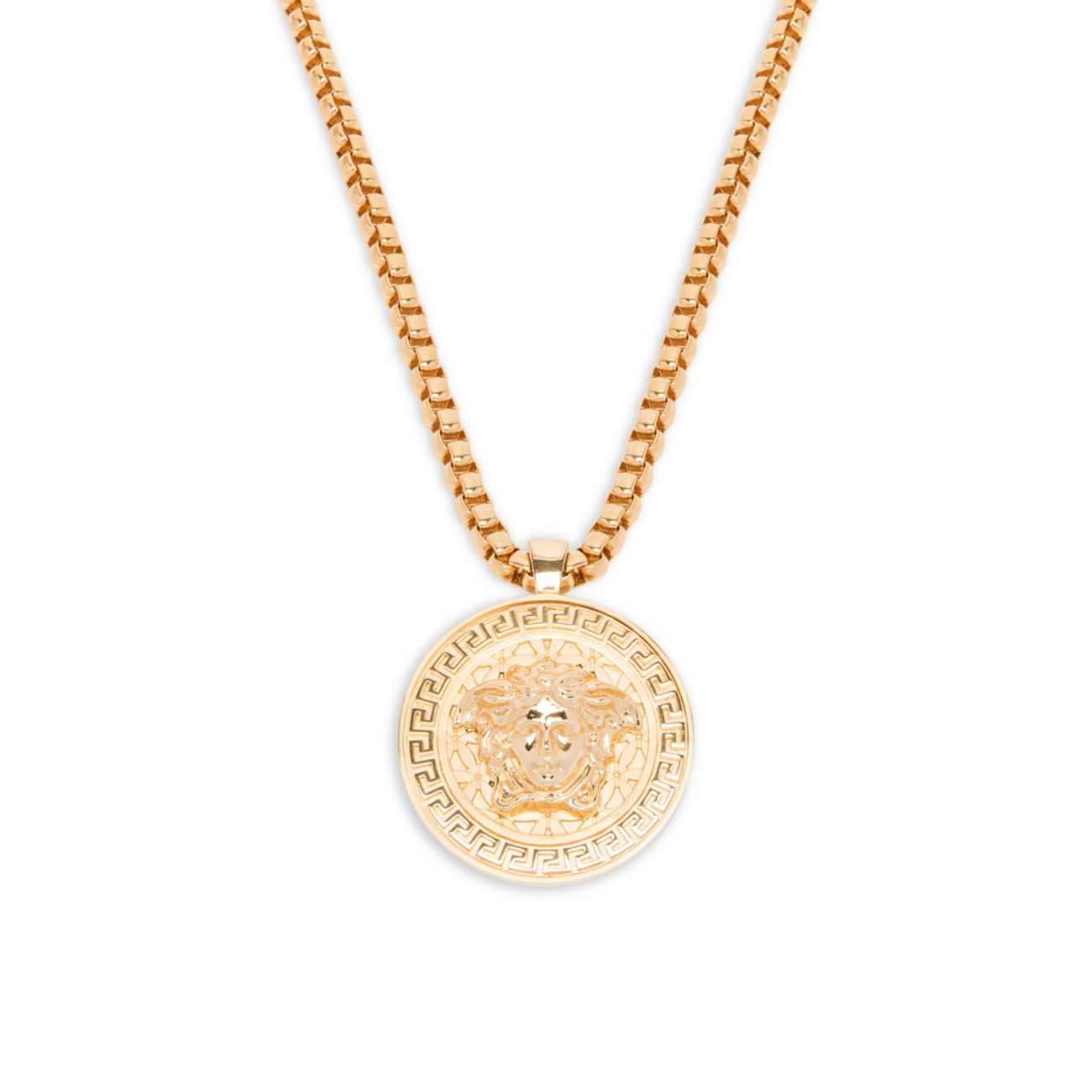 Ожерелье-цепочка с медальоном Medusa Versace