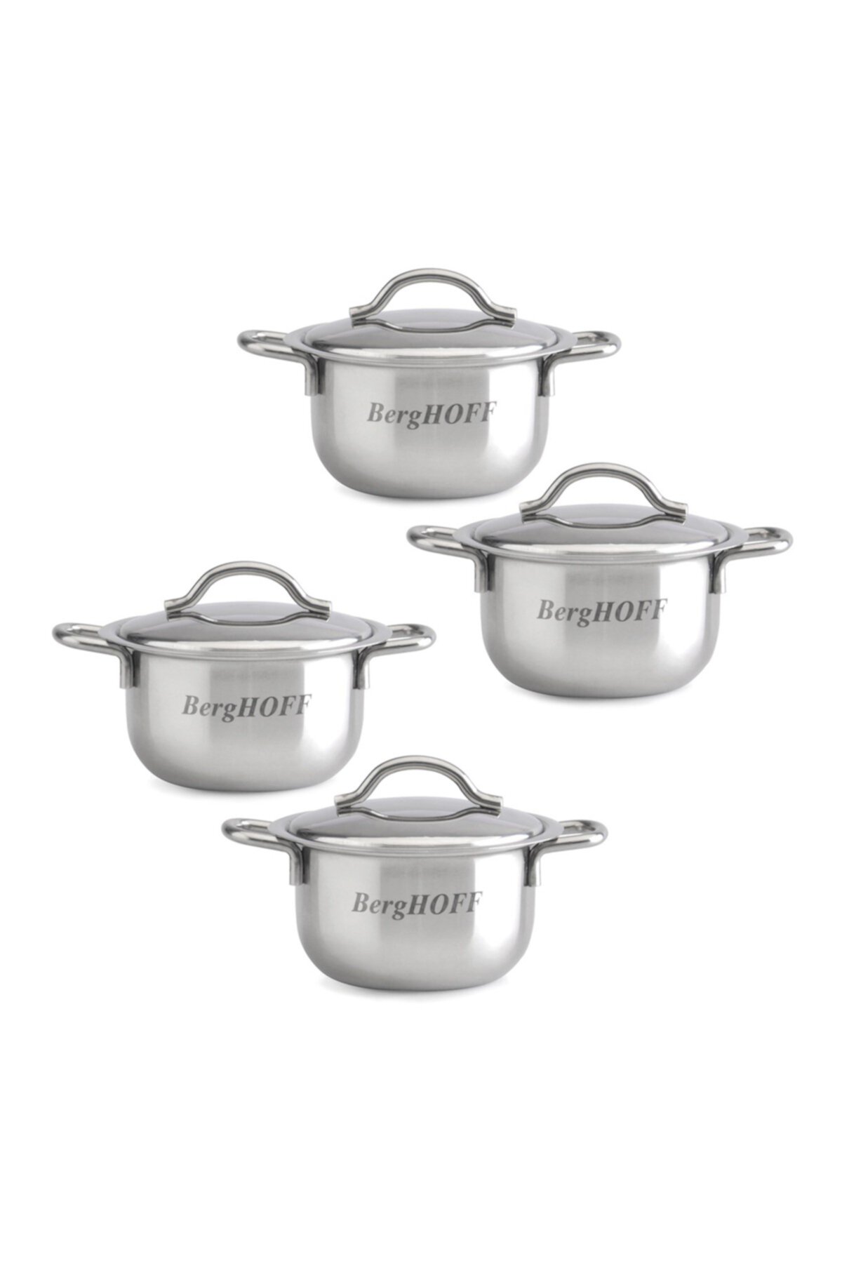 Cov'd Mini Pots - Set of 4 BergHOFF