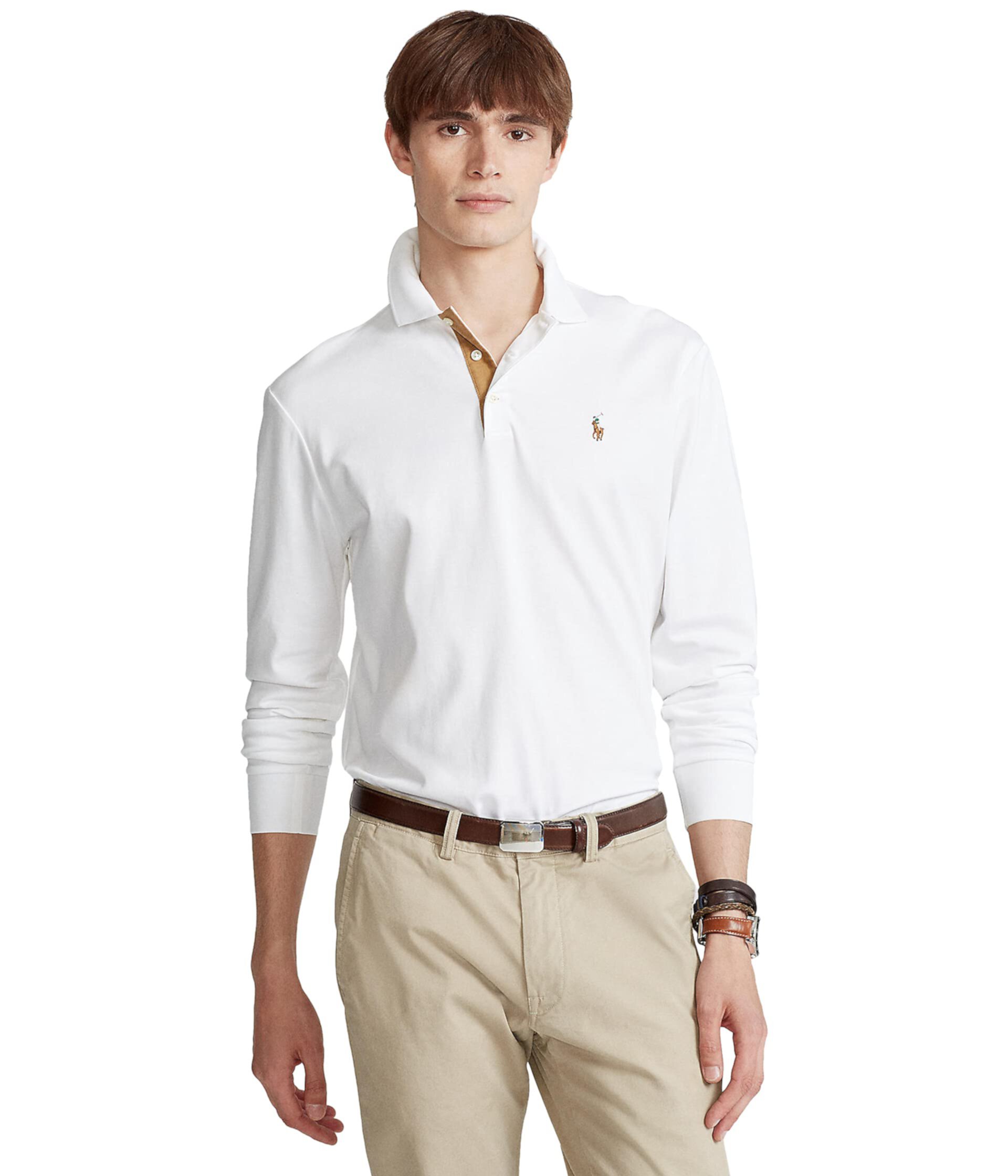 Рубашка-поло с длинным рукавом Polo Ralph Lauren