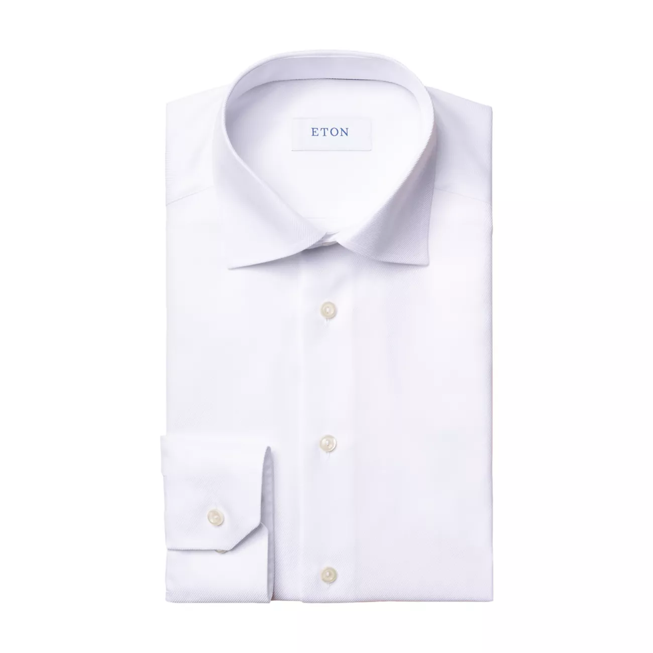 Жаккардовая классическая рубашка с диагональю современного кроя Eton