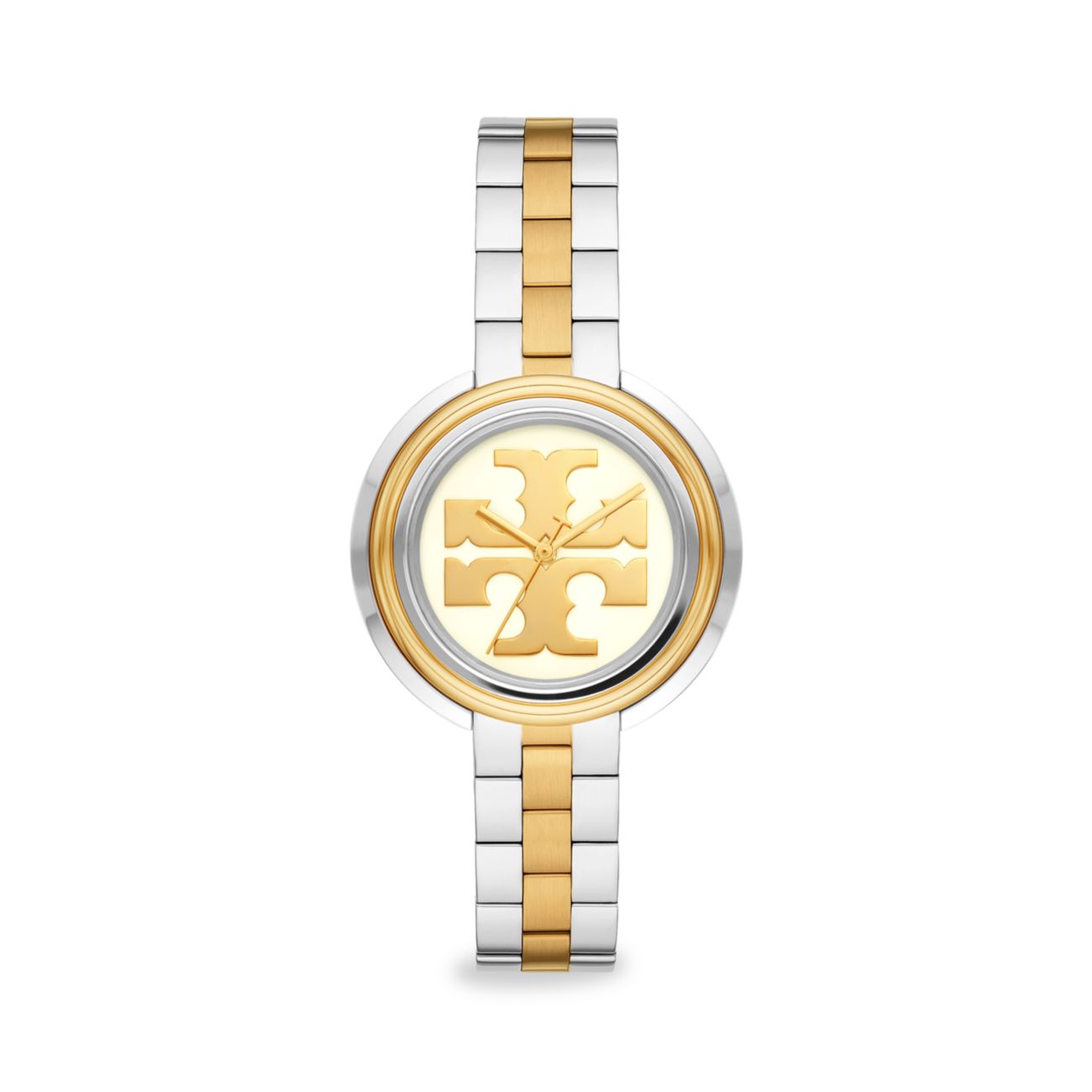 Двухцветные наручные часы Miller из нержавеющей стали с браслетом Tory Burch