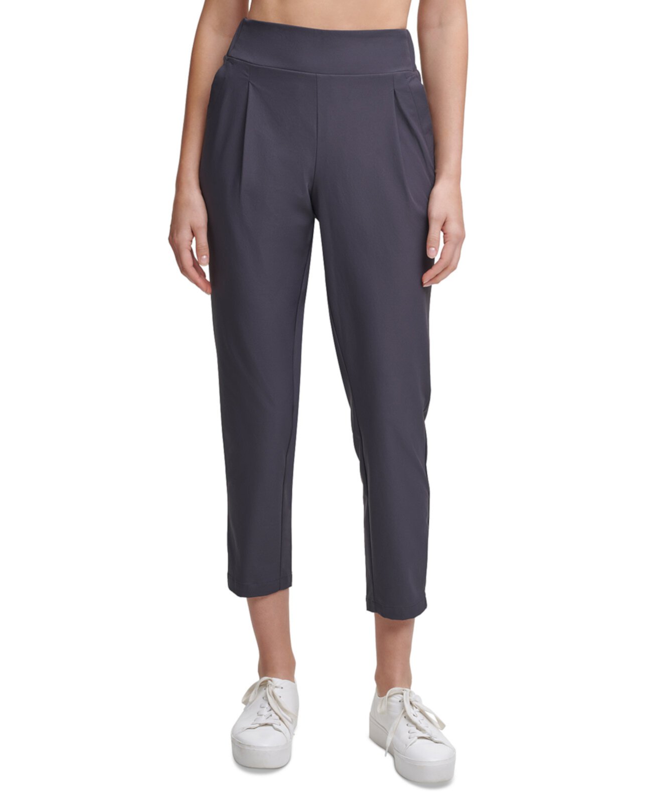 Зауженные брюки со складками спереди Calvin Klein