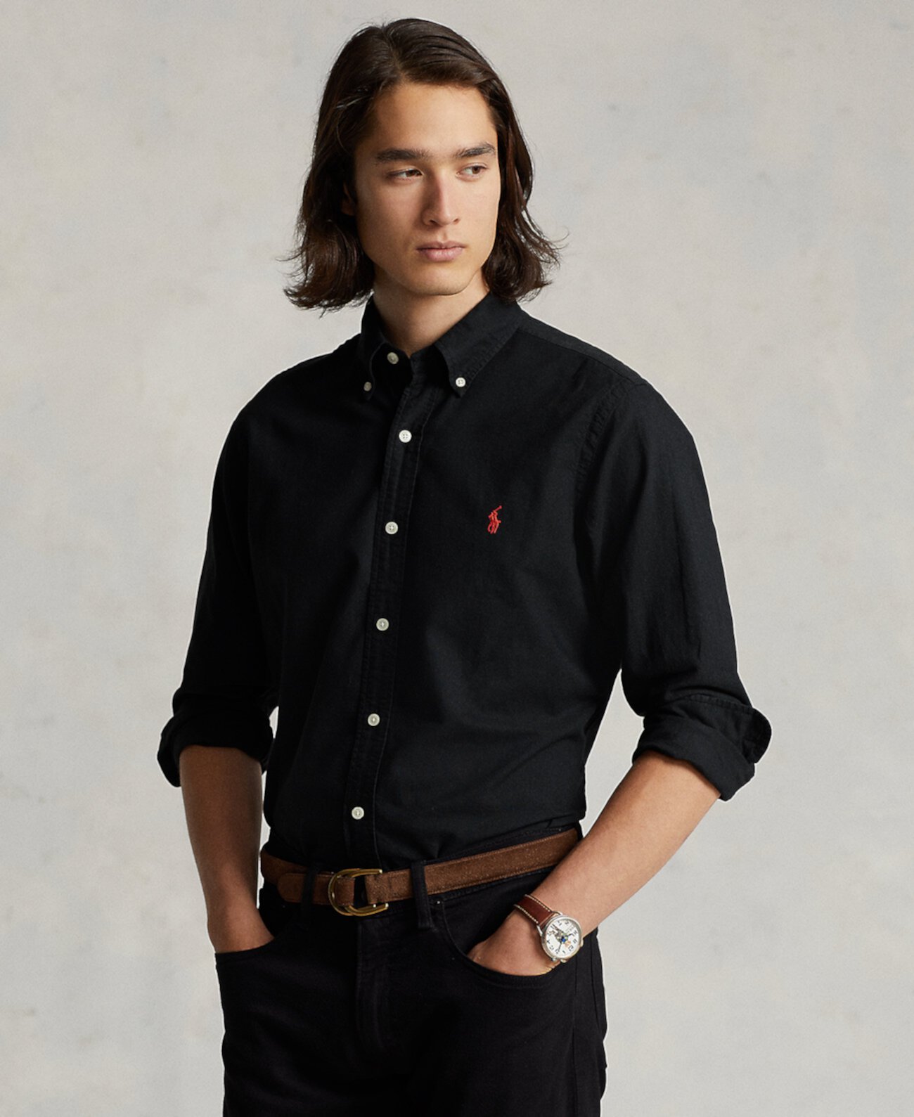 Мужская Хлопковая Рубашка Oxford от Polo Ralph Lauren Polo Ralph Lauren