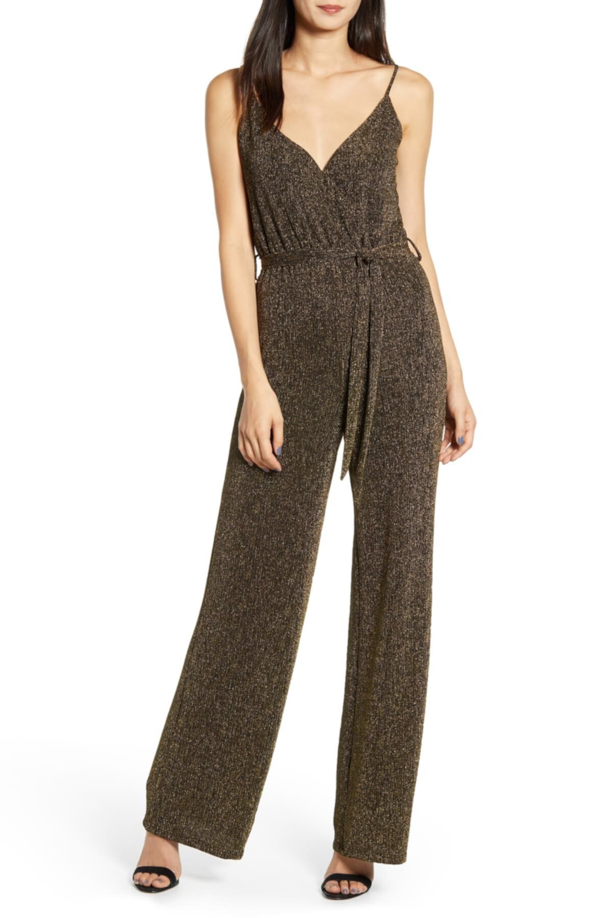 Florence Lurex Knit Jumpsuit Cupcakes and Cashmere