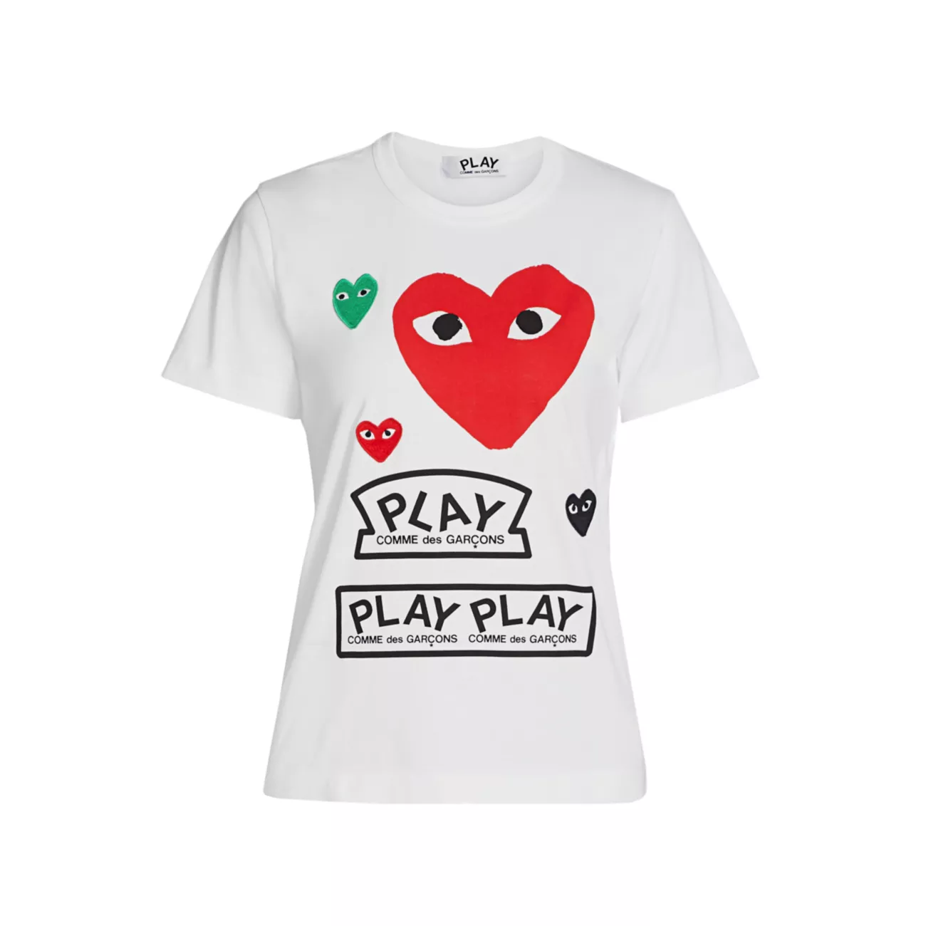 Футболка Large Heart Play Comme des Garcons