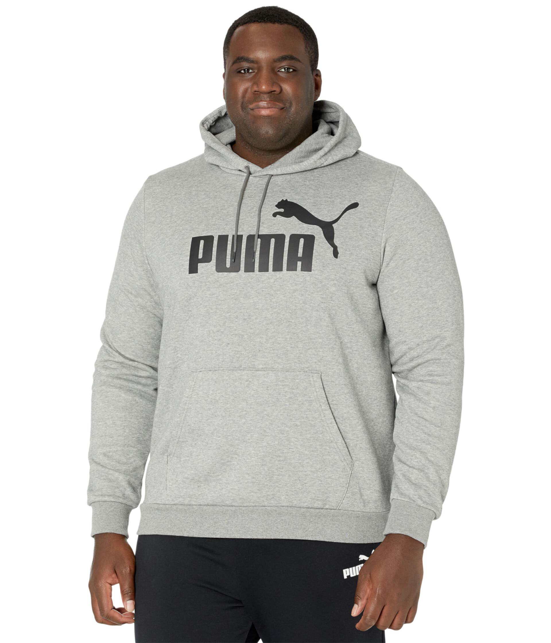 Толстовка с капюшоном Big & Tall Essential из флиса с большим логотипом PUMA
