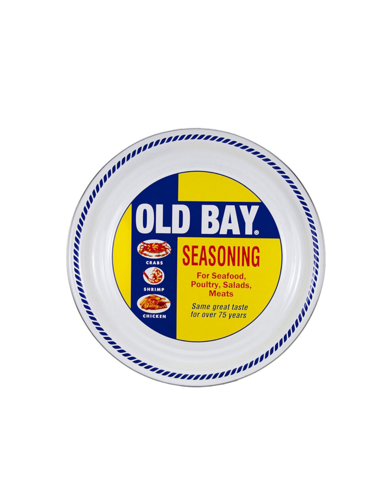 Коллекция эмалированной посуды Old Bay Сервировочный поднос 15,5 " Golden Rabbit