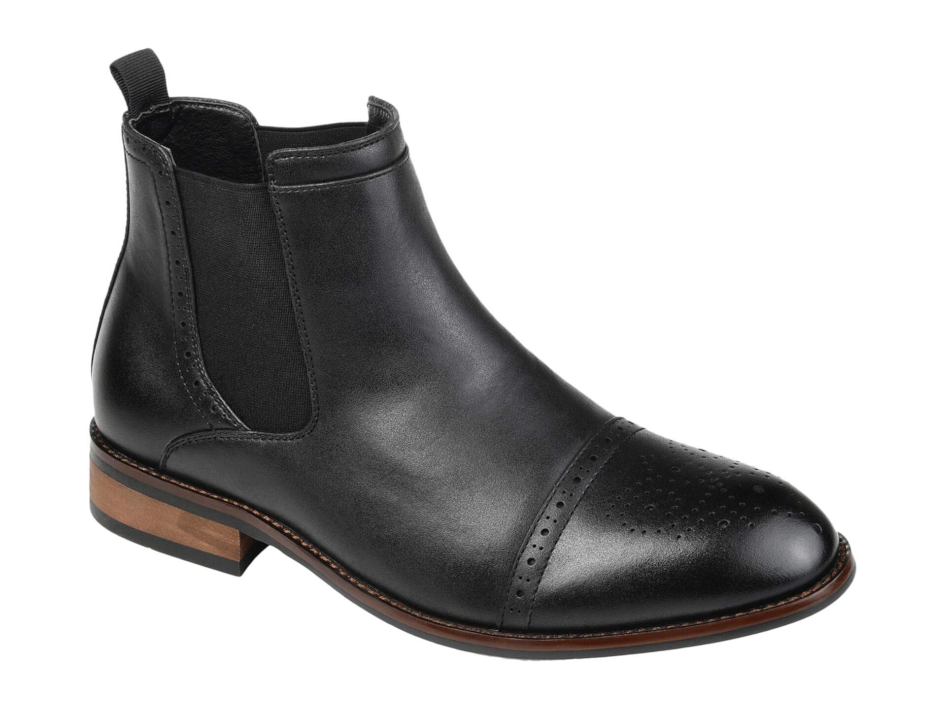 Garrett Cap Toe Chelsea Boot Vance Co.