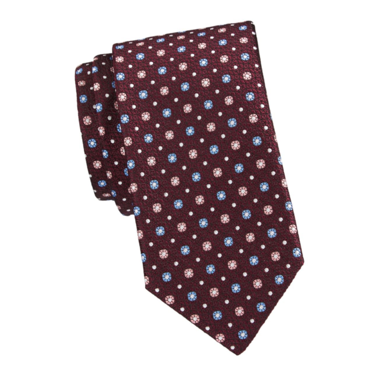 Шелковый галстук с ромашками Canali