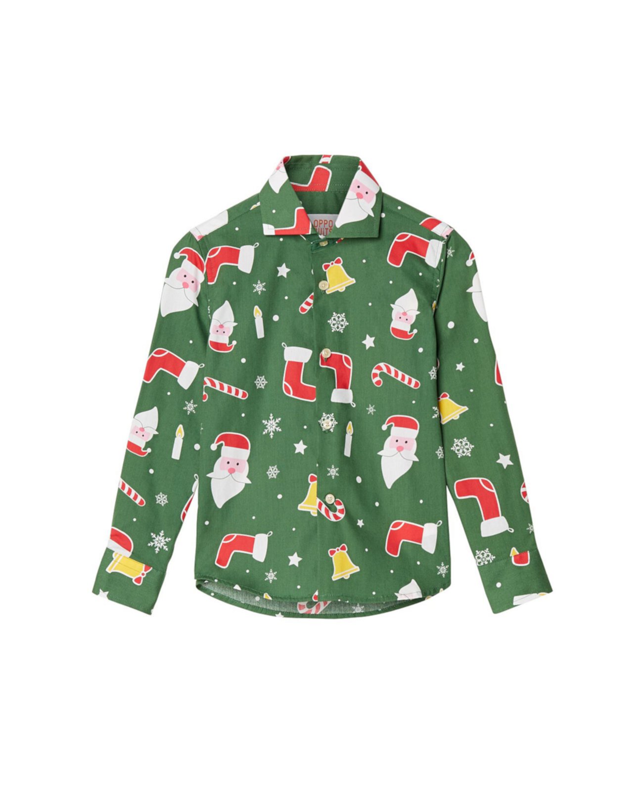 Новогодняя рубашка босса Санта-Клауса Little Boys OppoSuits