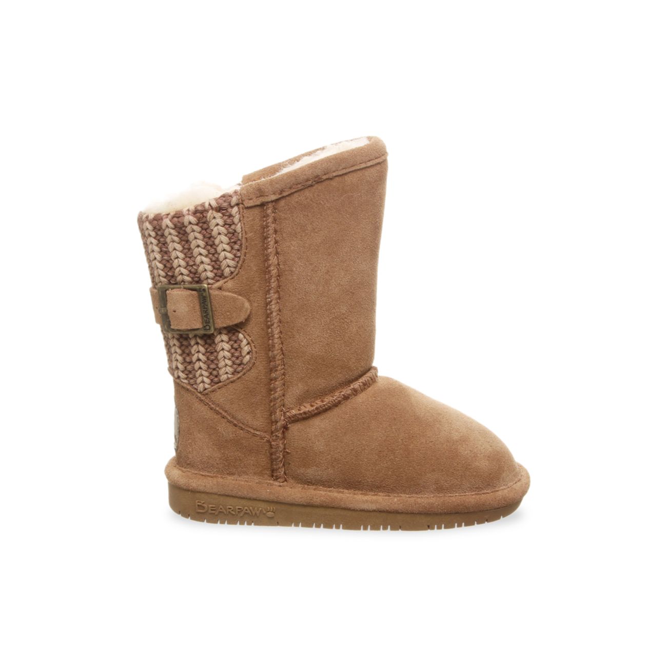 Girl's Boshie Suede &amp; Knit Boots Bearpaw