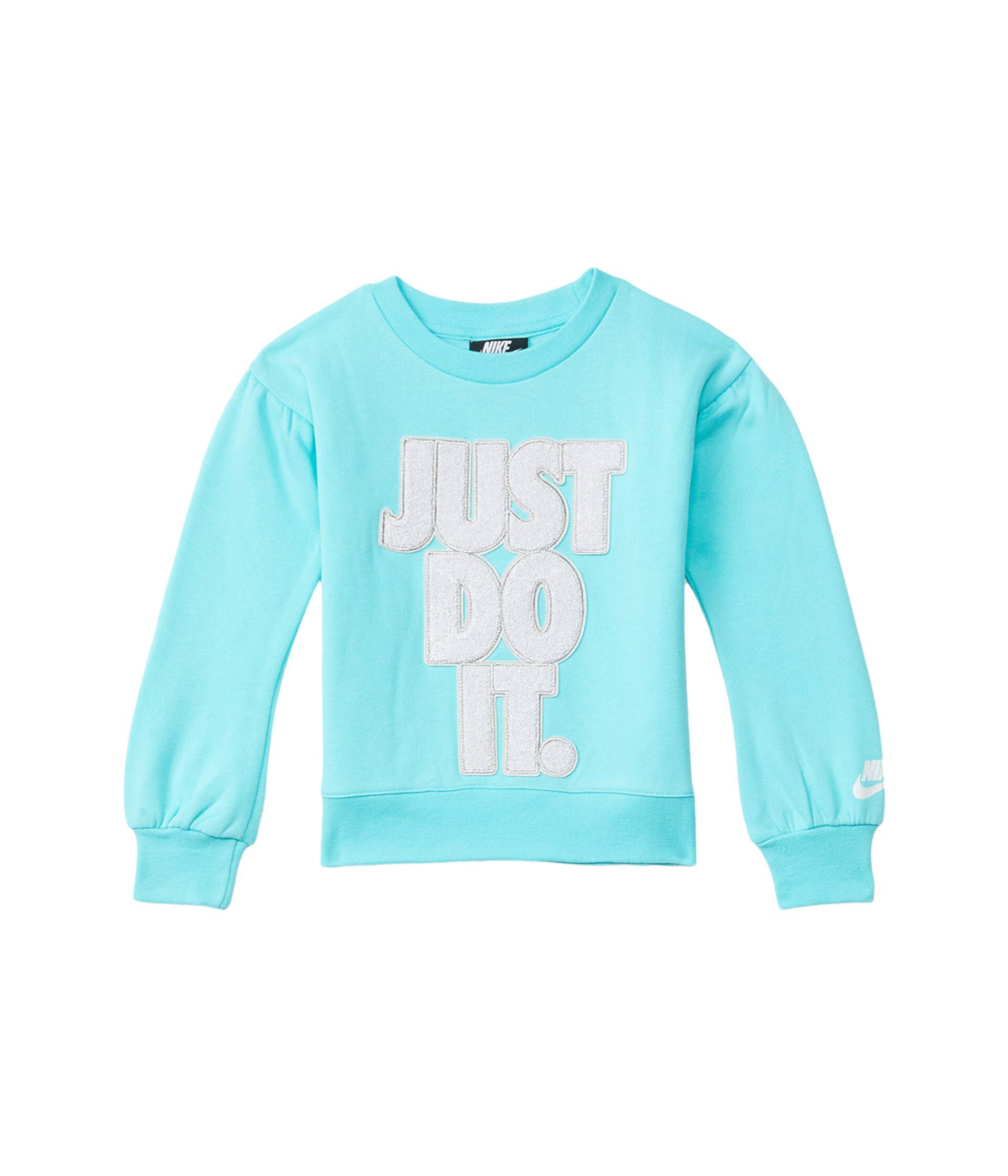 Толстовка Just Do It с круглым вырезом (для маленьких детей) Nike Kids