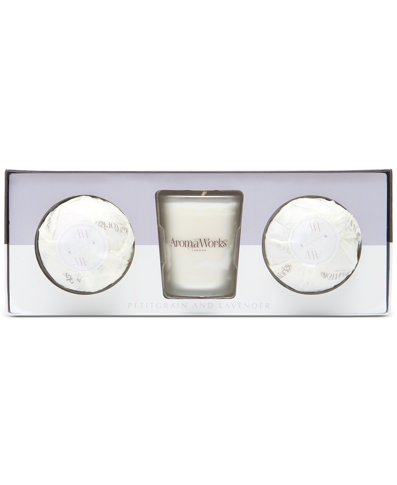 3-шт. Подарочный набор Light Range Petitgrain & Lavender AromaWorks