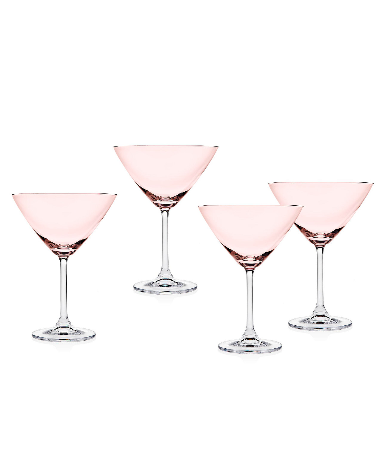 Meridian Blush Martini - Set of 4 Godinger