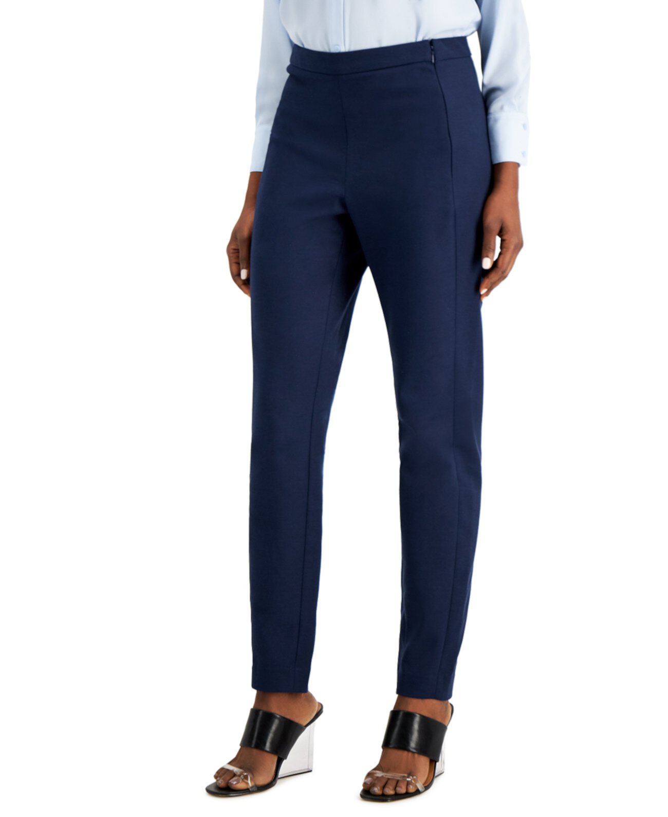 Side-Zip Skinny Pants, Created for Macy's Alfani