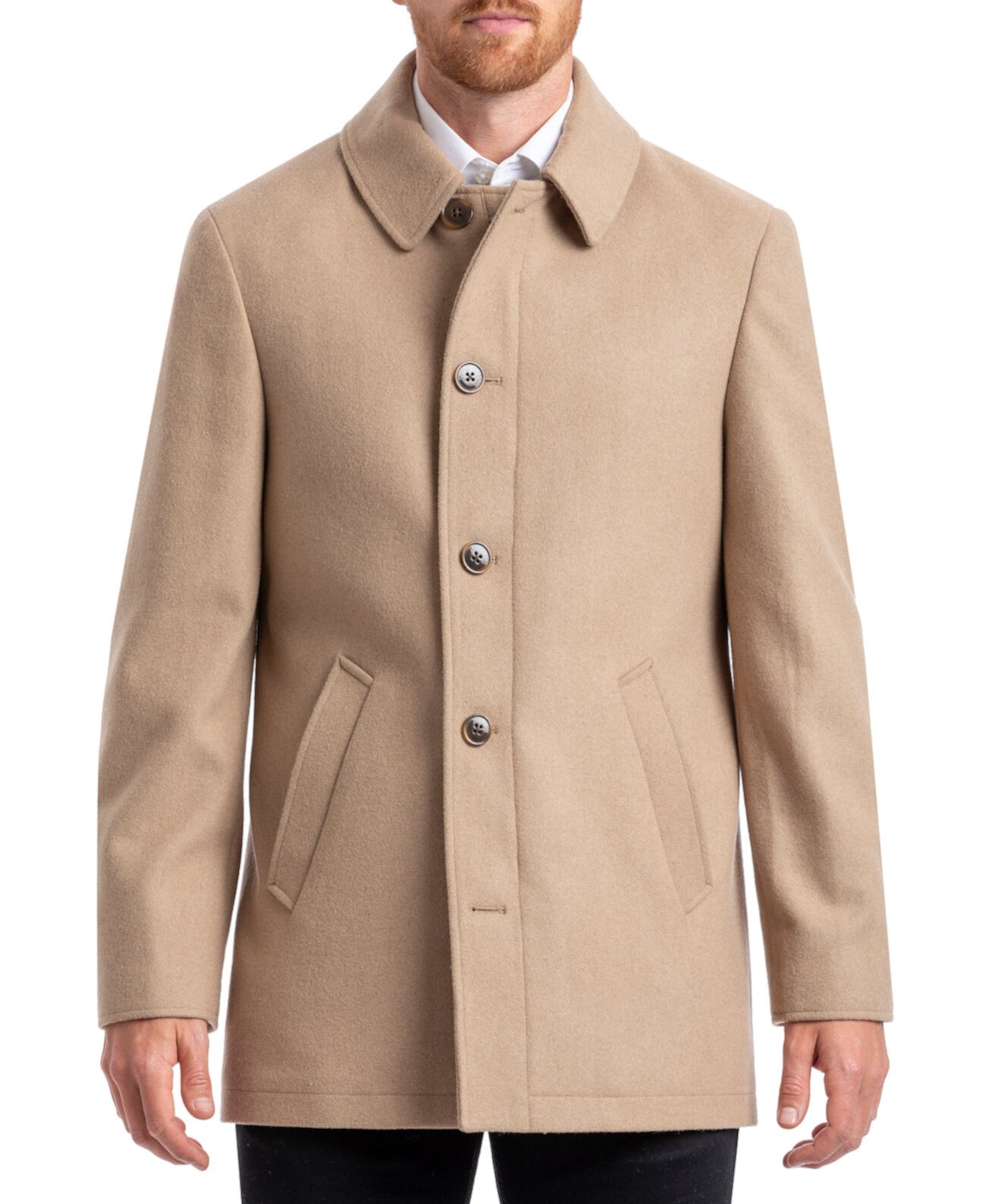 Мужское классическое однобортное пальто CHAPS