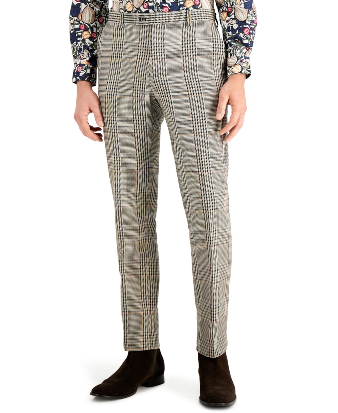 Мужские узкие брюки Downing Limited Edition Paisley & Gray