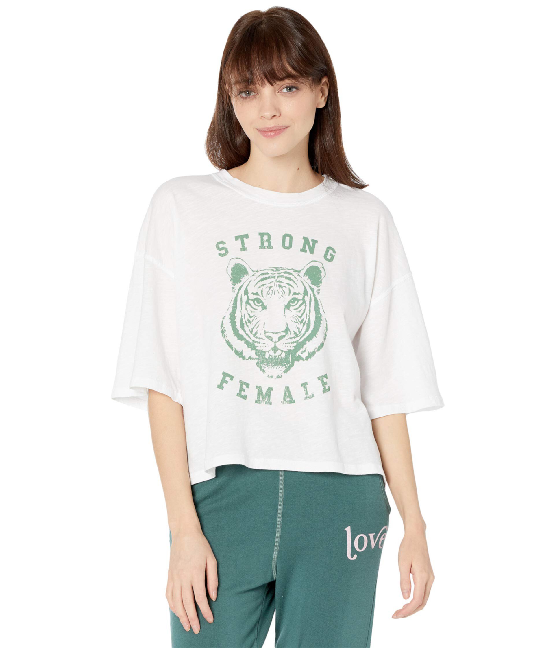 Apple - Strong Female - футболка прямого кроя Good hYOUman