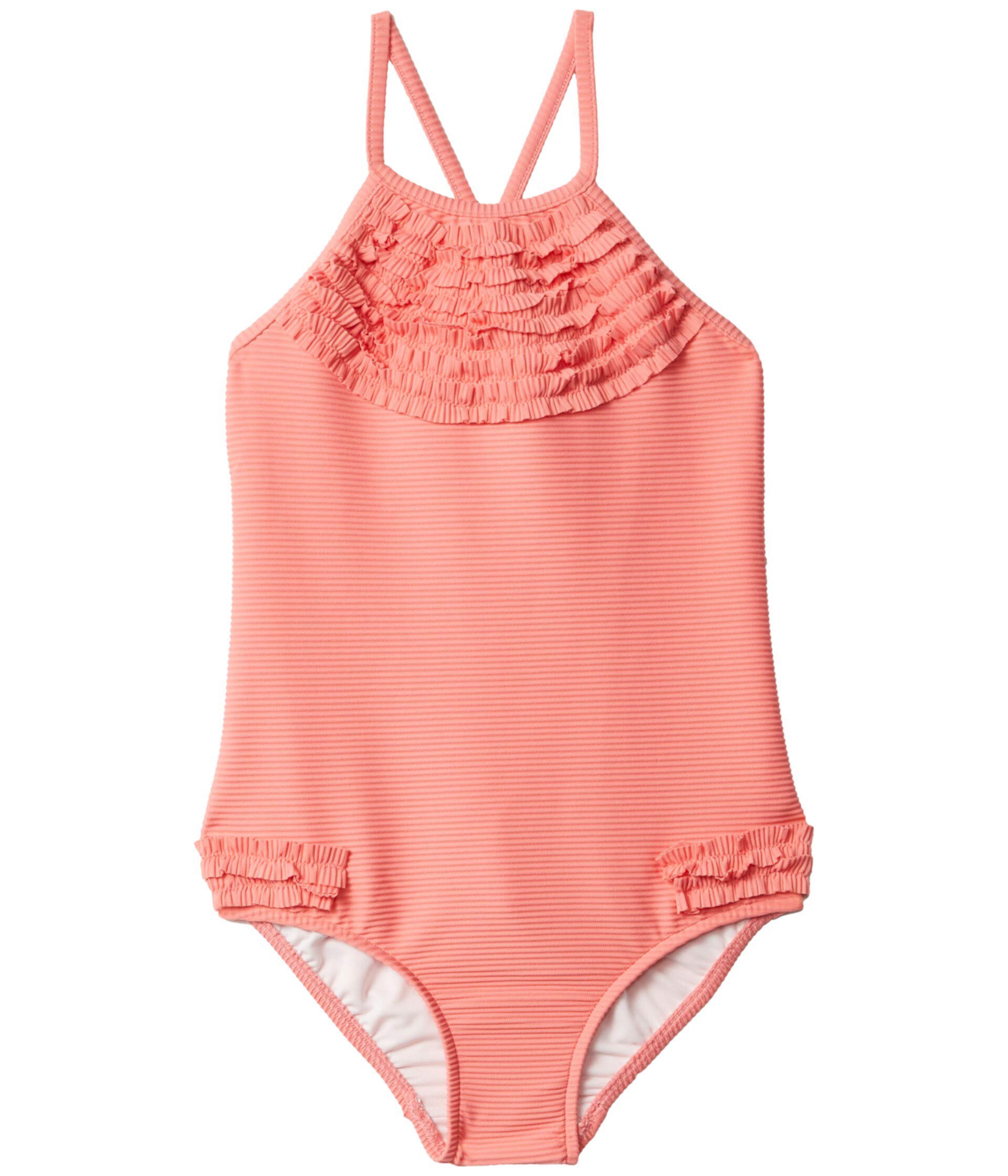 Детский купальник Seafolly Kids Sweet Summer с рюшами и перекрещенными бретельками, 90% нейлон и 10% эластан Seafolly Kids