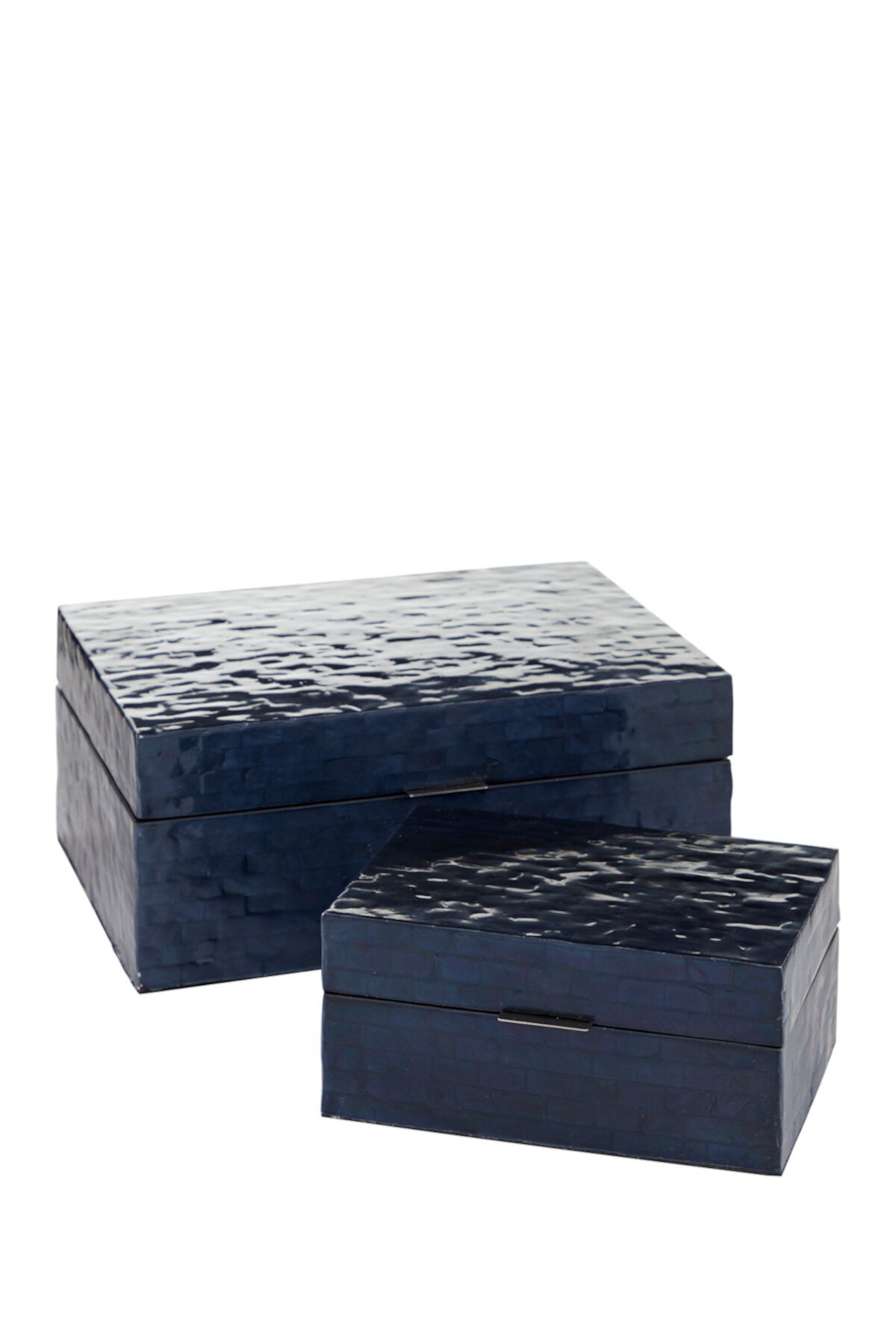 Коробка Blue Capiz Coastal - набор из 2 шт. Willow Row