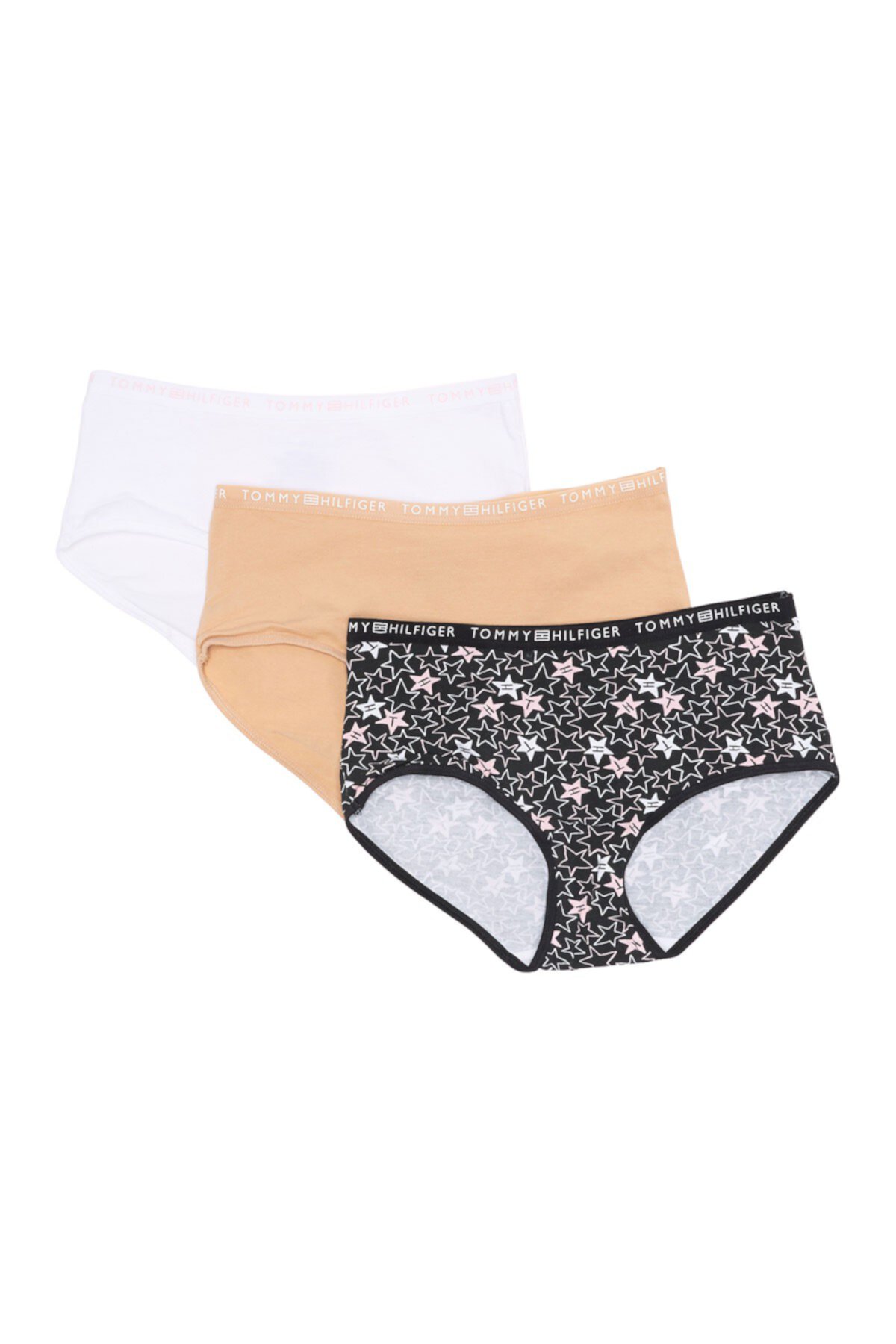 Heart Hipster Panties - Pack of 3 (Big Girls) Tommy Hilfiger