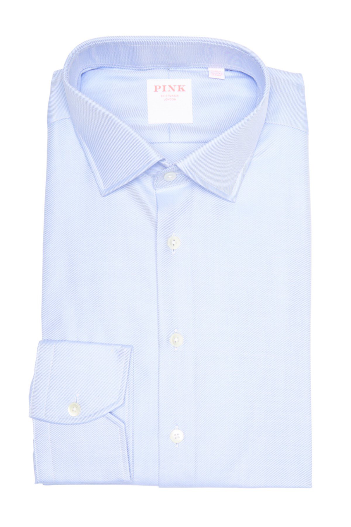 Классическая однотонная классическая рубашка Royal Oxford THOMAS PINK