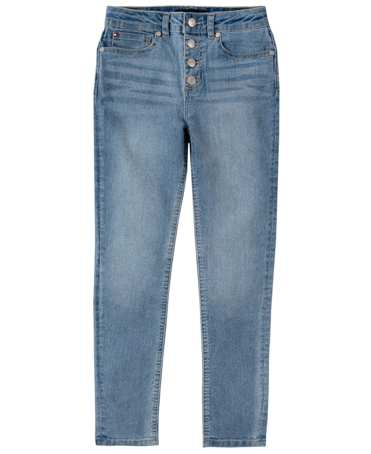 Big Girls High-Waisted Skinny Denim with Button Fly Tommy Hilfiger