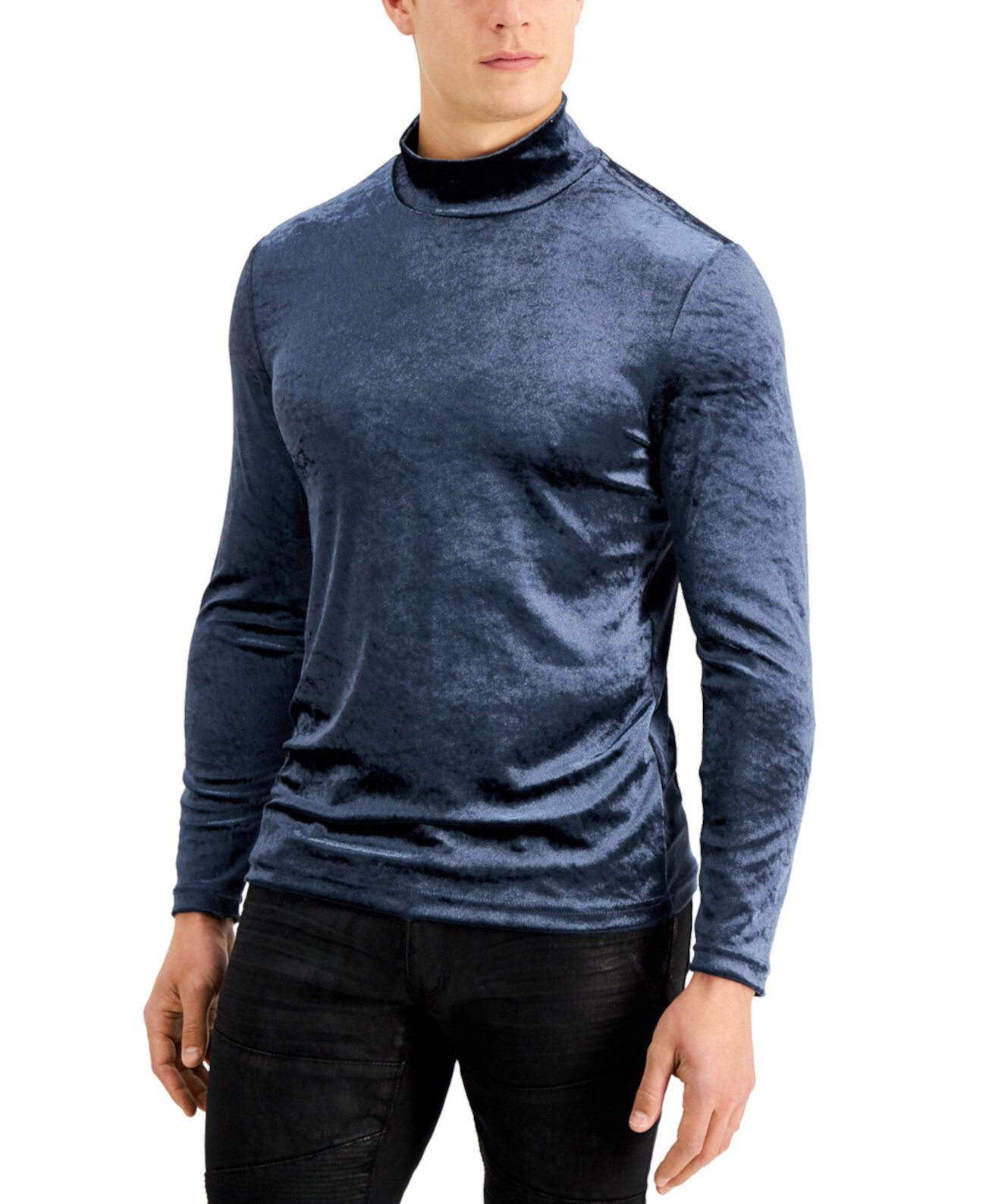 INC Men's Dominic Velvet Turtleneck Sweater, Created for Macy's INC International Concepts