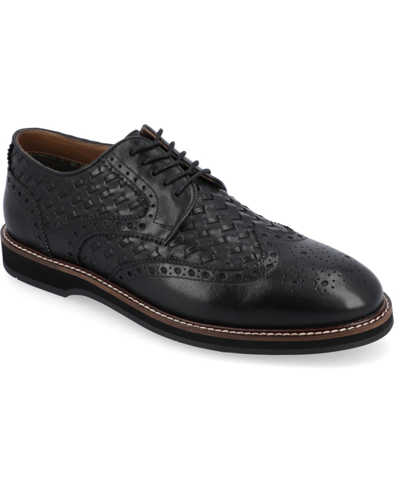 Men's Radcliff Woven Wingtip Derby Shoe THOMAS & VINE