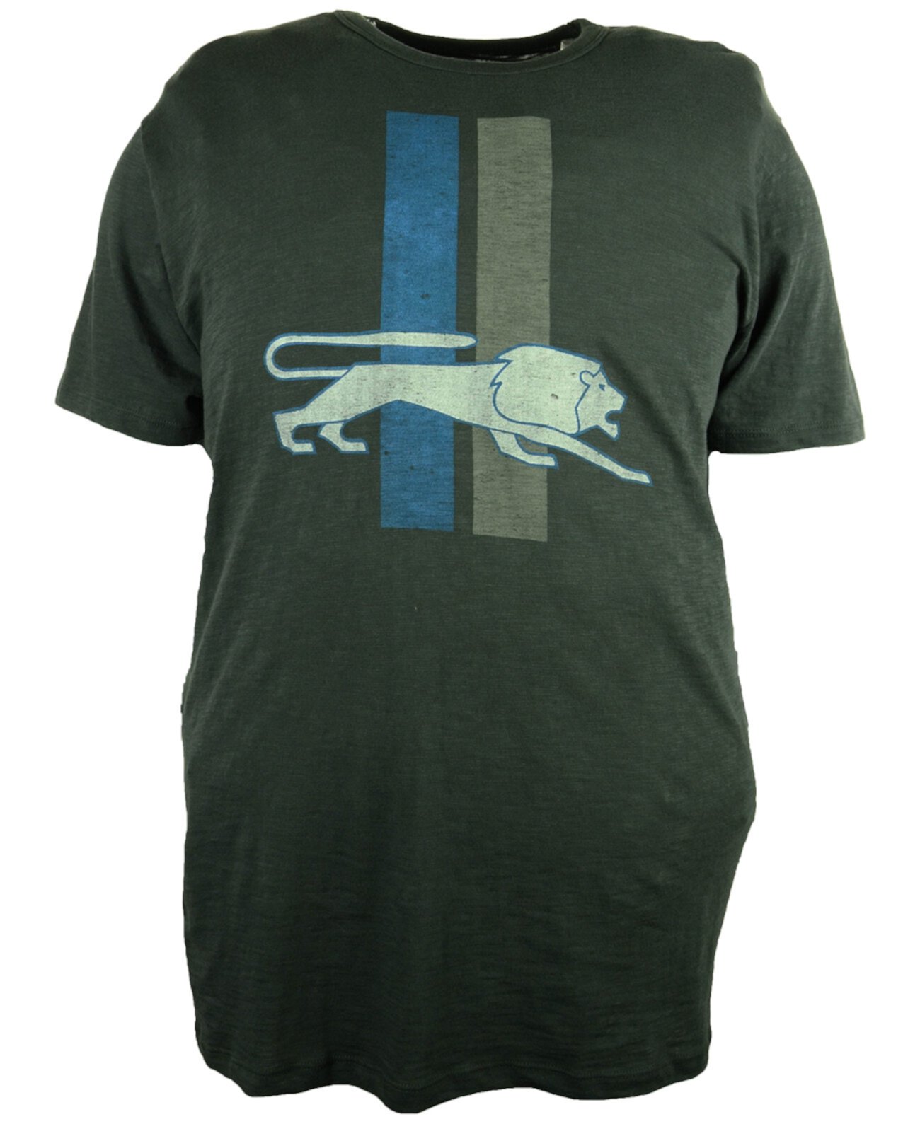 Мужская футболка с логотипом Detroit Lions Retro Scrum '47 Brand