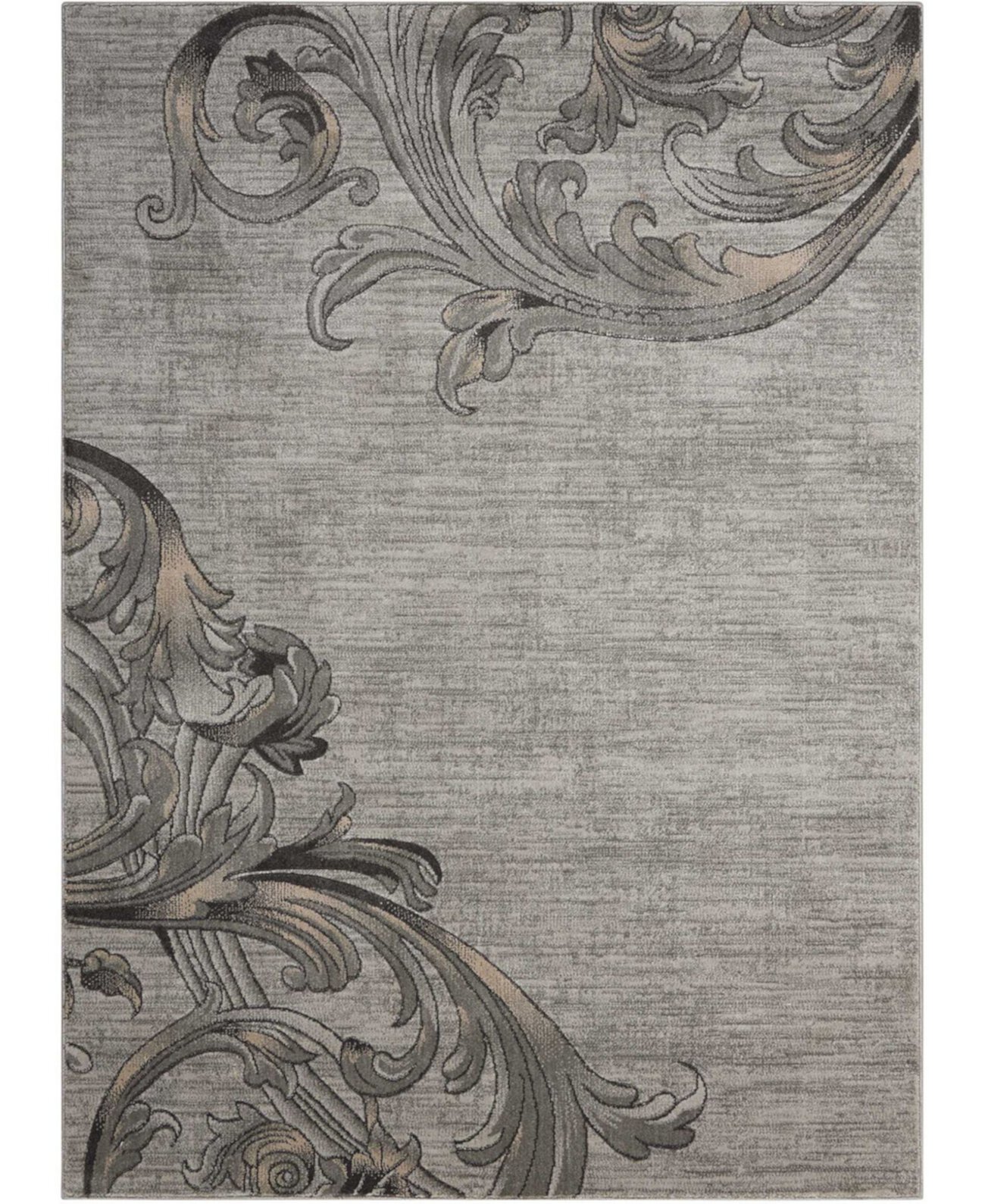 Samuel SAM05 Slate 3'10" x 5'10" Area Rug Long Street Looms