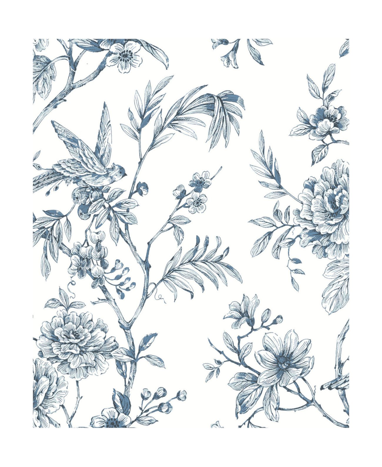 Обои Jessamine Floral Trail - 396 x 20,5 x 0,025 дюйма BREWSTER