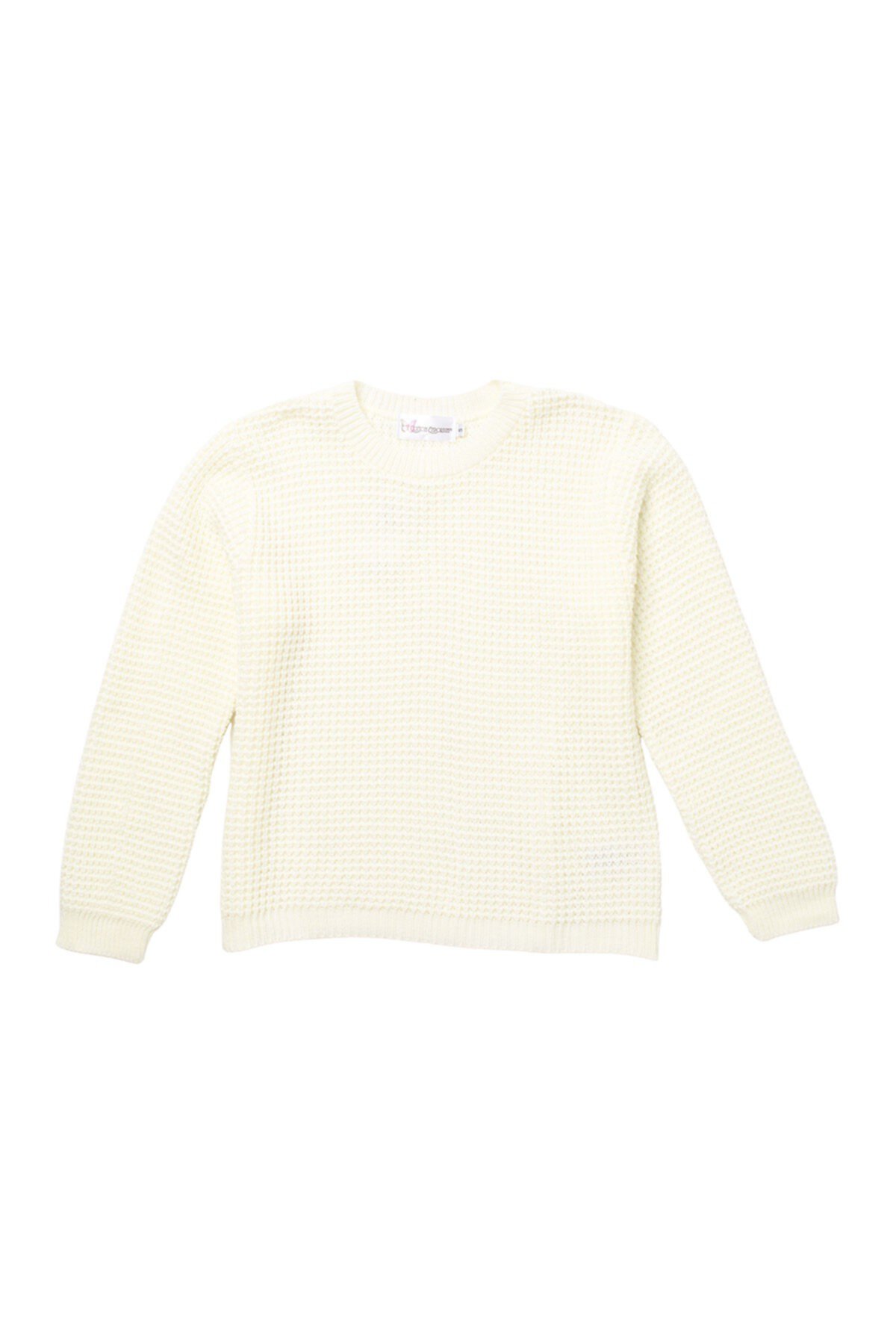 Пуловер с вафельной строчкой (для больших девочек) Cotton Emporium