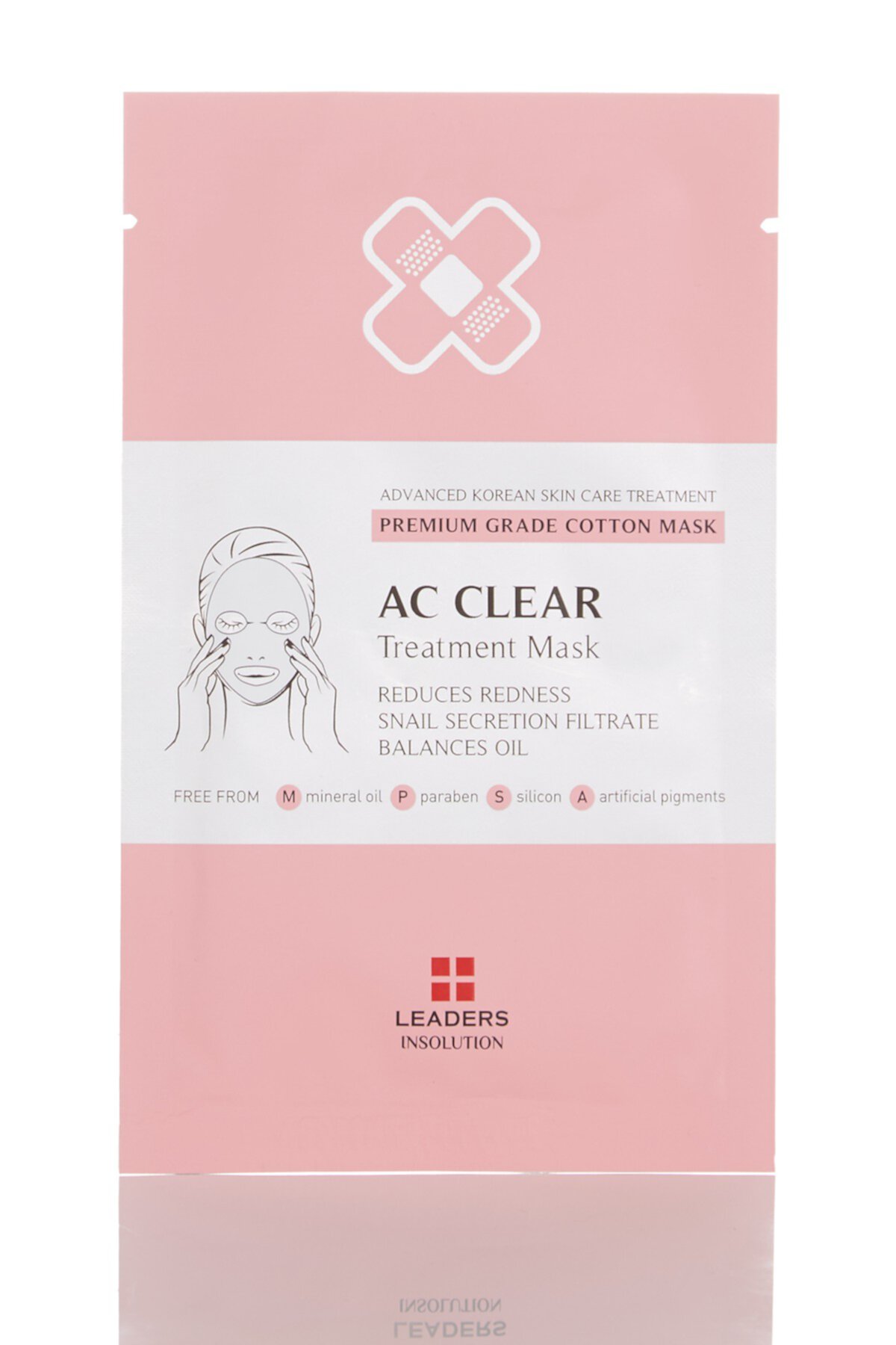 Лечебная маска AC-Clear - 10 шт. В упаковке Leaders Cosmetics