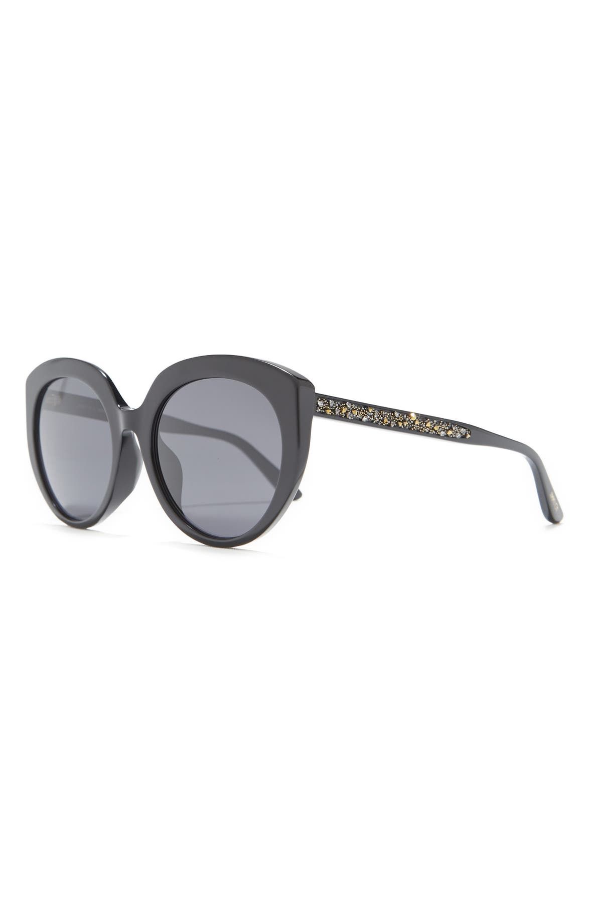 Солнцезащитные очки 57 мм в оправе "кошачий глаз" Jimmy Choo