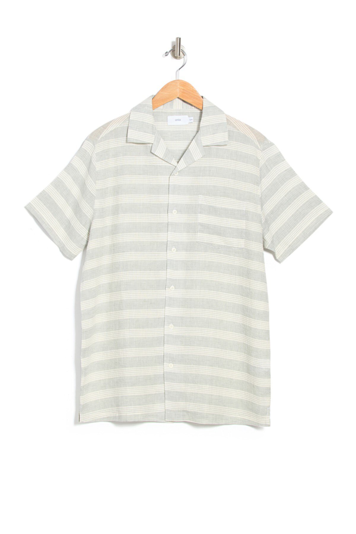 Рубашка обычного кроя с полосками на воротнике Vacation Camp Onia