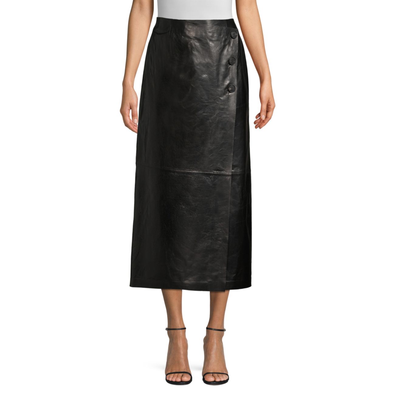Leyla Leather Skirt Lafayette 148 New York