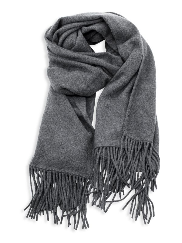 Длинный шарф Portolano Fringed Cashmere Portolano