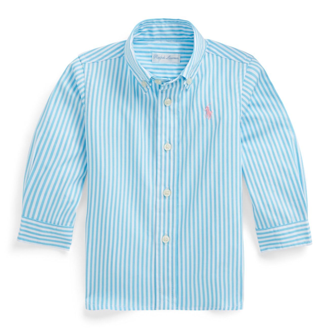 Рубашка из хлопкового поплина в полоску Ralph Lauren