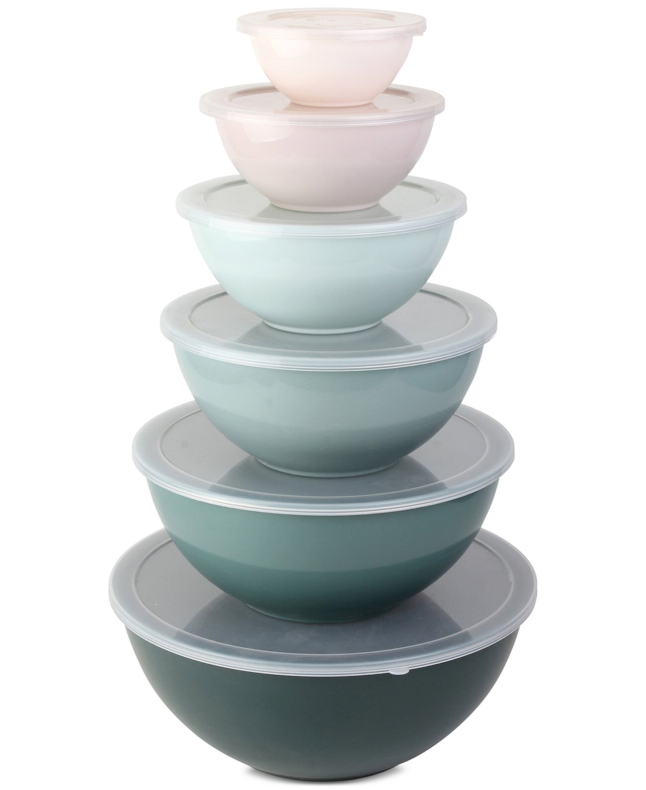 Cook With Color 12-Pc. Mixing Bowl Set with Lids ENCHANTE