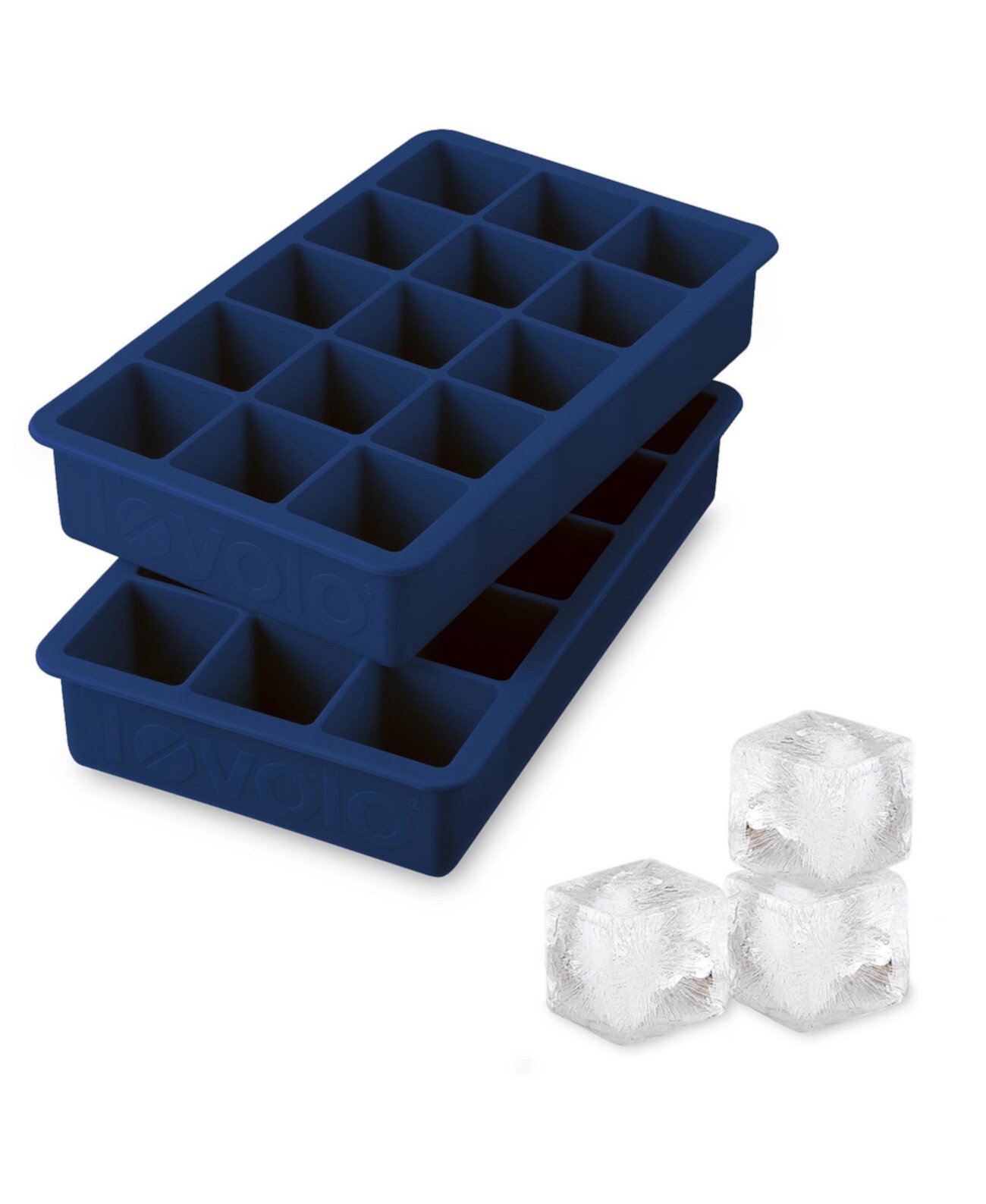 Силиконовые формы для кубиков льда Perfect Cube, набор из 2 шт. Tovolo