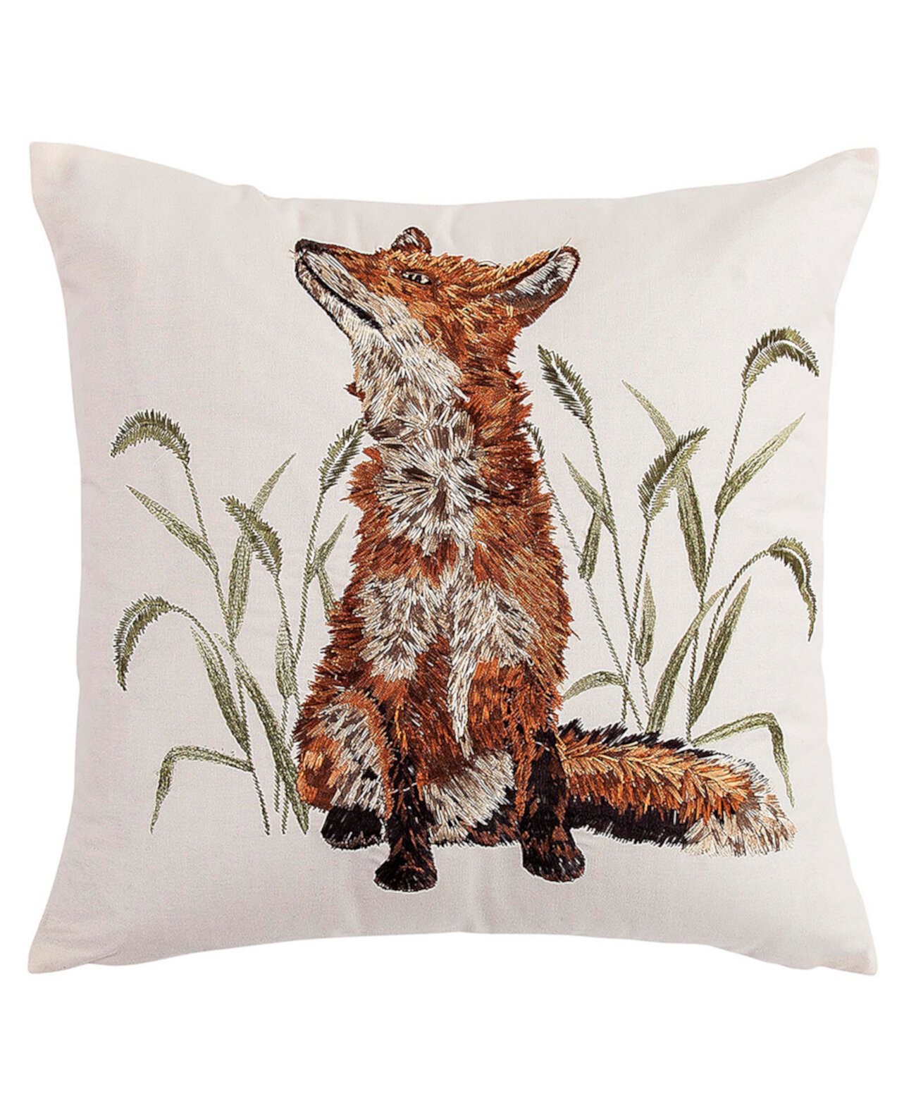 Декоративная подушка Fox, 18 x 18 дюймов American Heritage Textiles