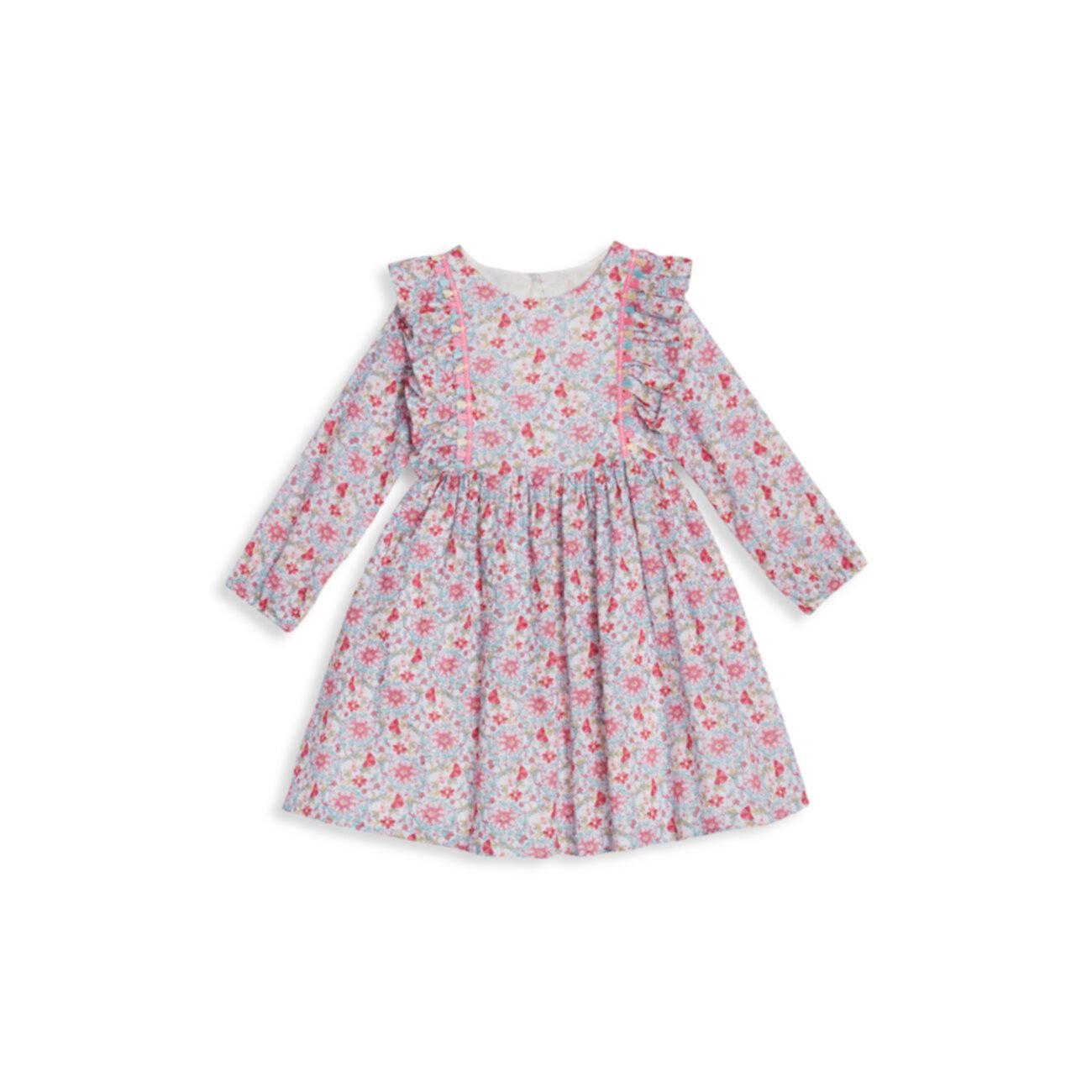 Детские & amp; Платье для маленьких девочек с цветочными оборками Pippa & Julie