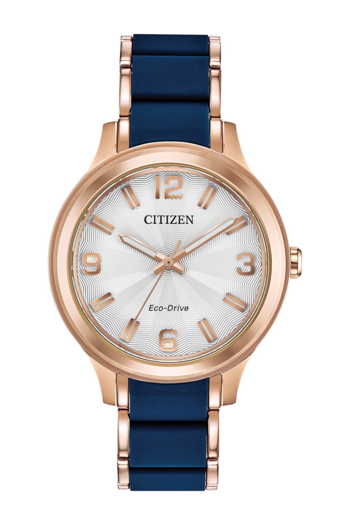 Женские часы с силиконовым браслетом Eco-Drive, 36 мм Citizen