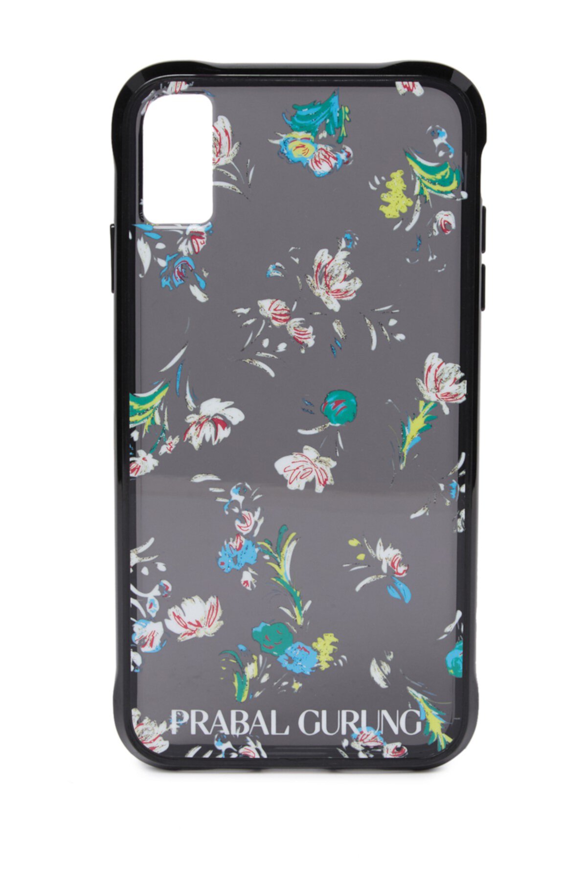 Жесткий черный чехол с цветочным принтом для iPhone XS Max Prabal Gurung, цвет дымчатый
 Case-Mate