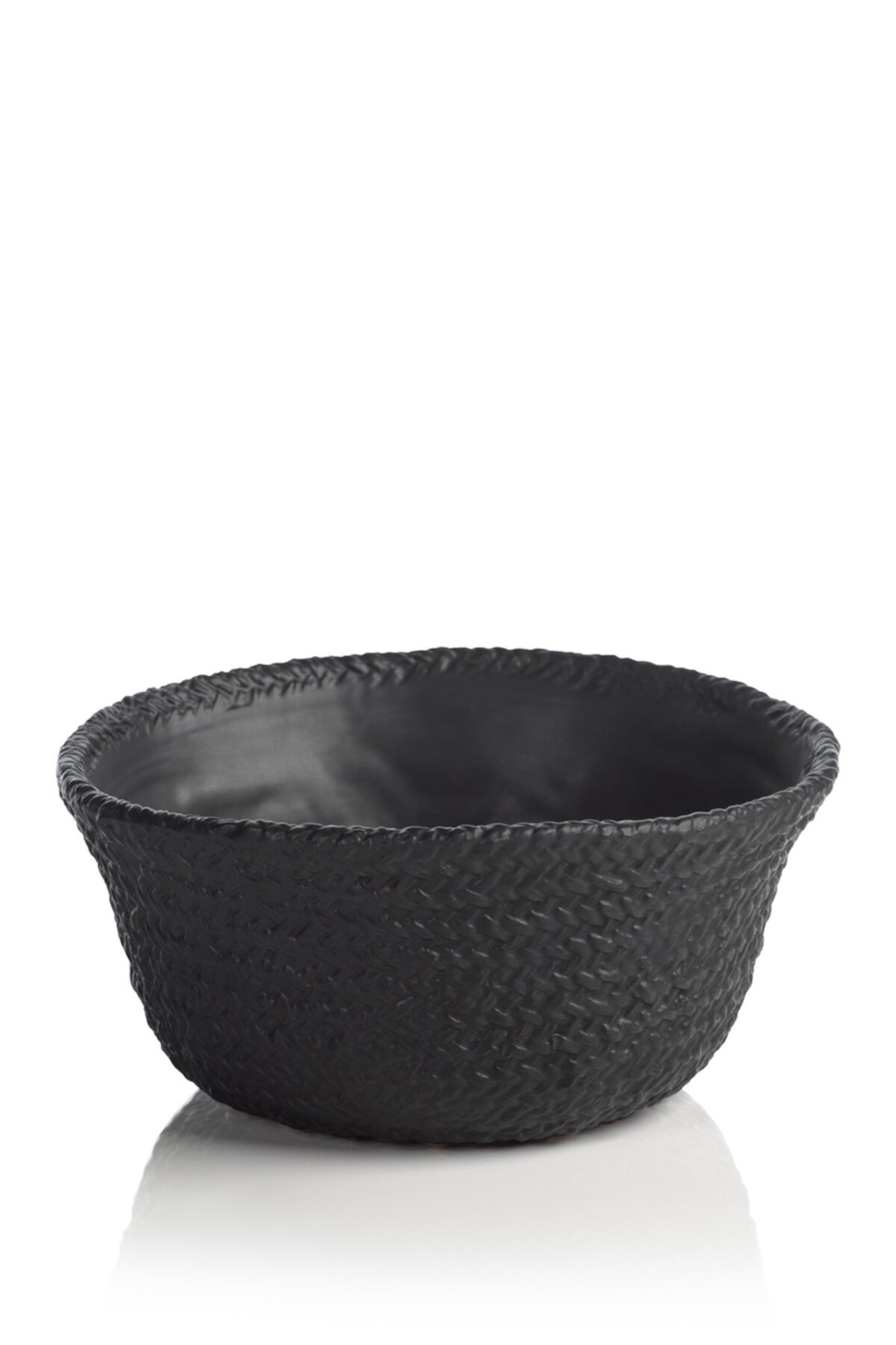Cerattan Ceramic Bowl 10x4.5 - Black Zodax