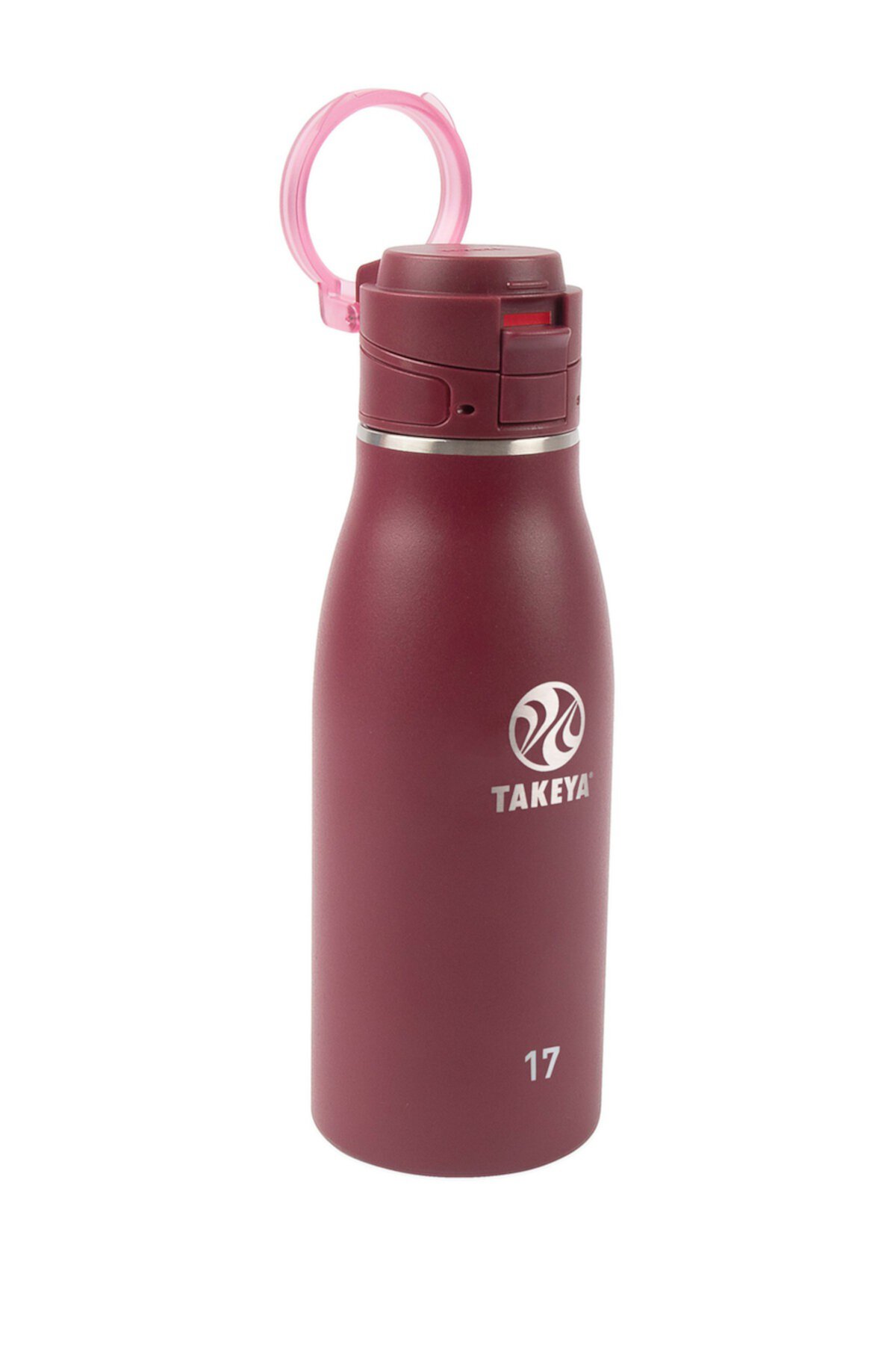 Traveler 17oz FlipLock Bottle - Merlot Takeya