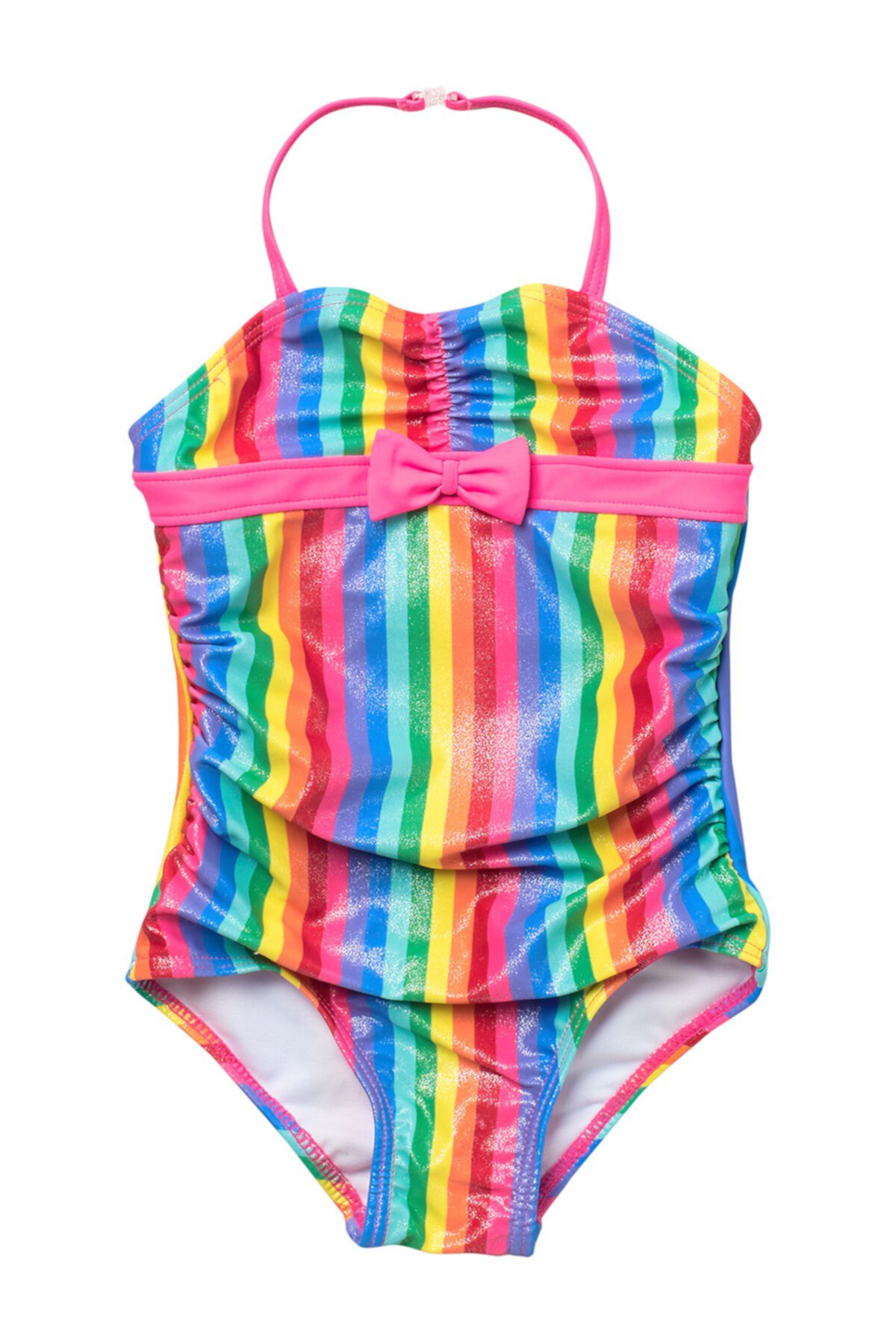 Слитный купальник Shimmery Rainbow (для маленьких девочек) Sol Swim